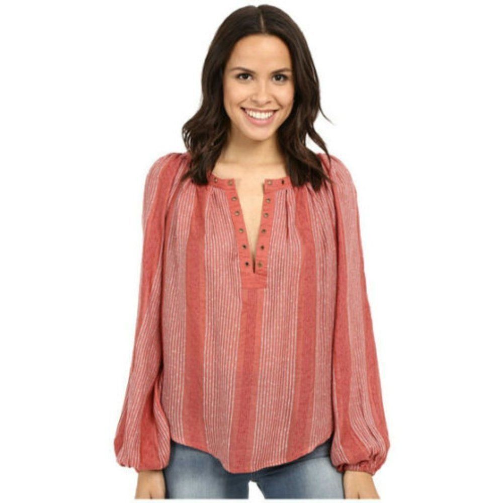 New Free People Against All Odds Top Long Sleeve XS